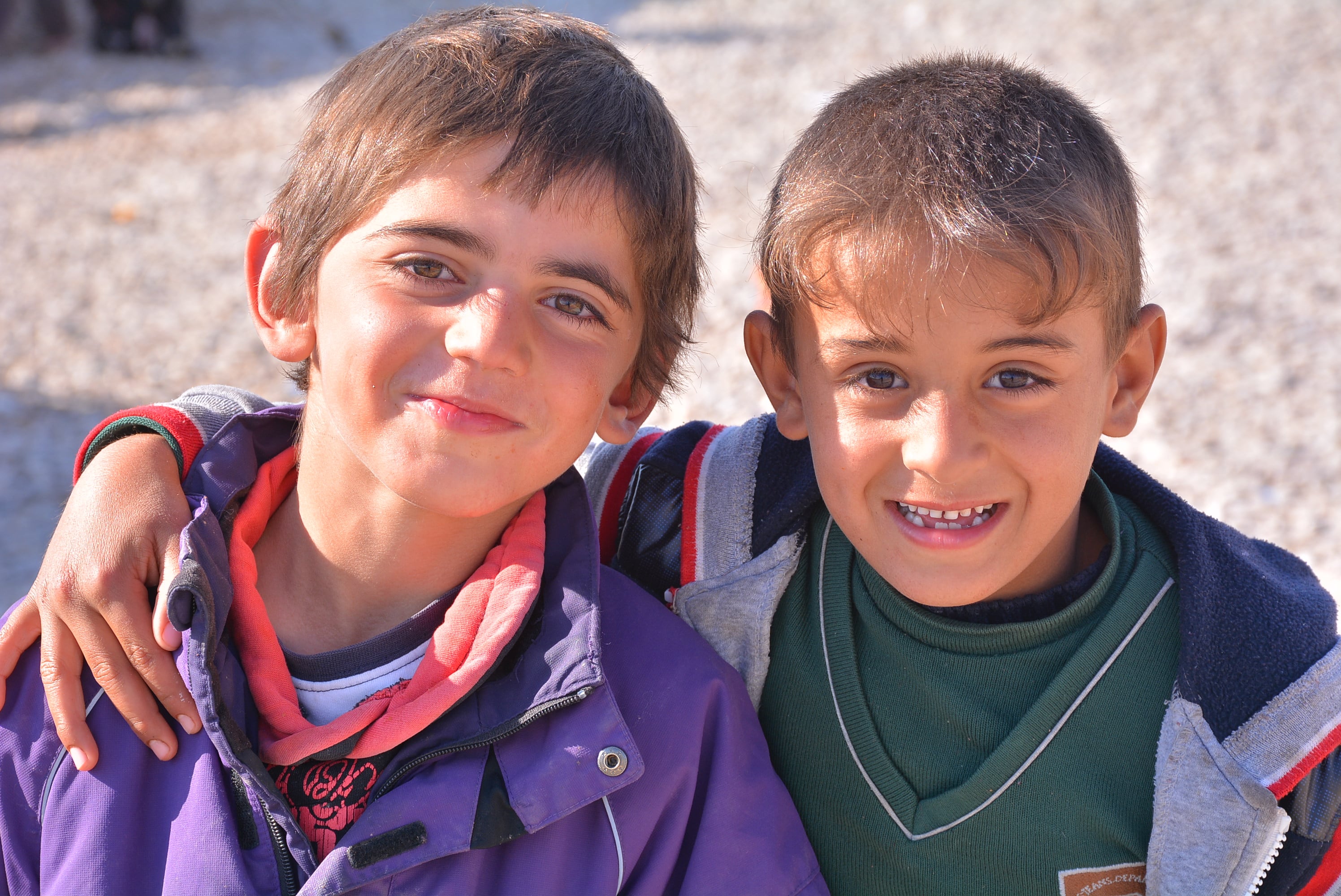 Iraqi IDP children in the Dibaga Camp, southwest of Erbil Province, Kurdistan Region. (Photo: Fryad Nanakali)